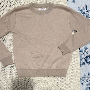 Isaac Mizrahi Men's Crewneck Sweater in Light Beige